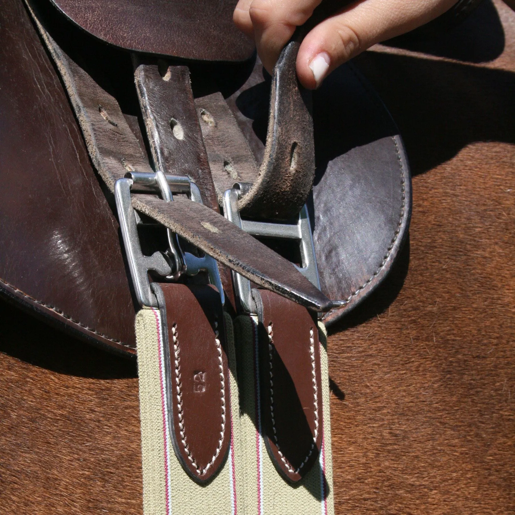 Pinnacle Fancy Stitched Girth 3 Pinnacle Fancy Stitched Girth - Image 3