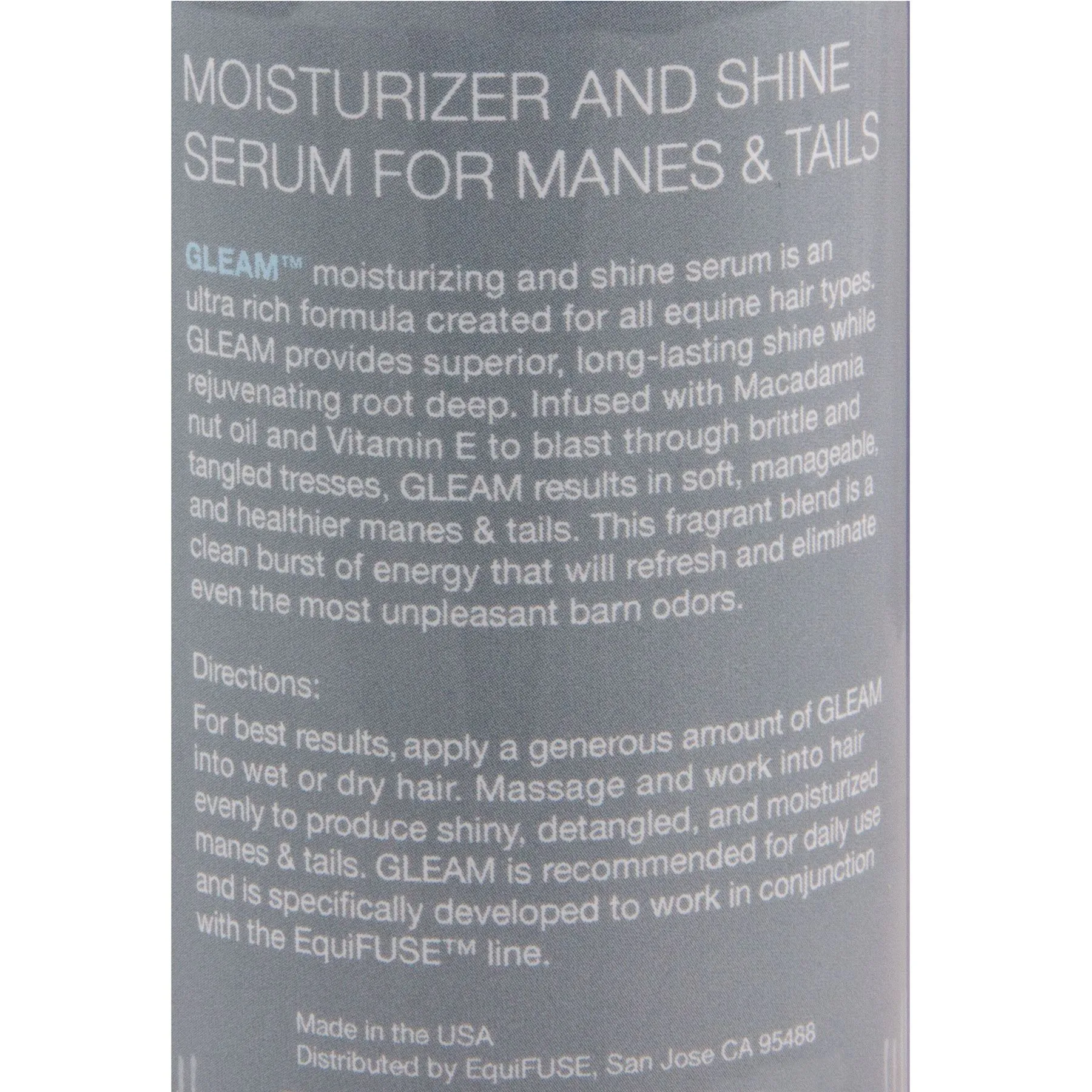 EquiFUSE® Gleam® Moisturizer + Shine Serum 4 EquiFUSE® Gleam® Moisturizer + Shine Serum - Image 4