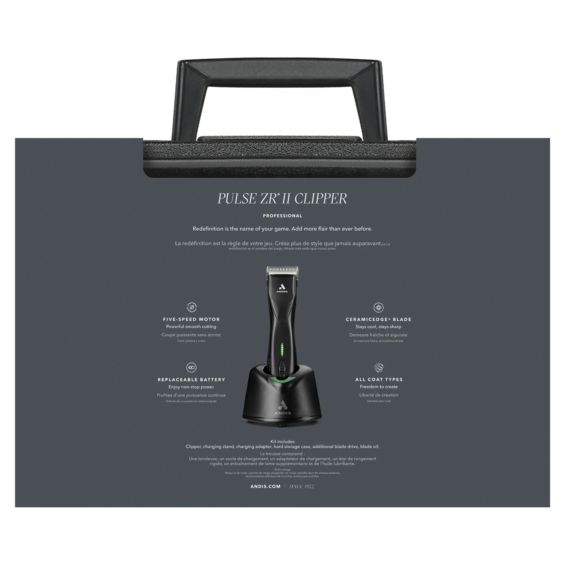 Andis® Pulse ZR® II Cordless Clipper 6 Andis® Pulse ZR® II Cordless Clipper - Image 6