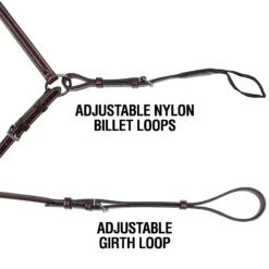 Joseph Sterling Raised Adjustable Breastplate With Running Martingale Attachment 8 Joseph Sterling Raised Adjustable Breastplate With Running Martingale Attachment -Equestrian Supplies Shop 31826 alt b