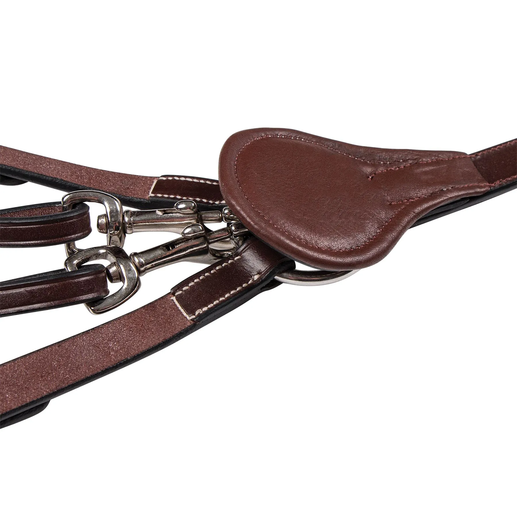 Joseph Sterling Raised Adjustable Breastplate With Running Martingale Attachment 4 Joseph Sterling Raised Adjustable Breastplate With Running Martingale Attachment - Image 4