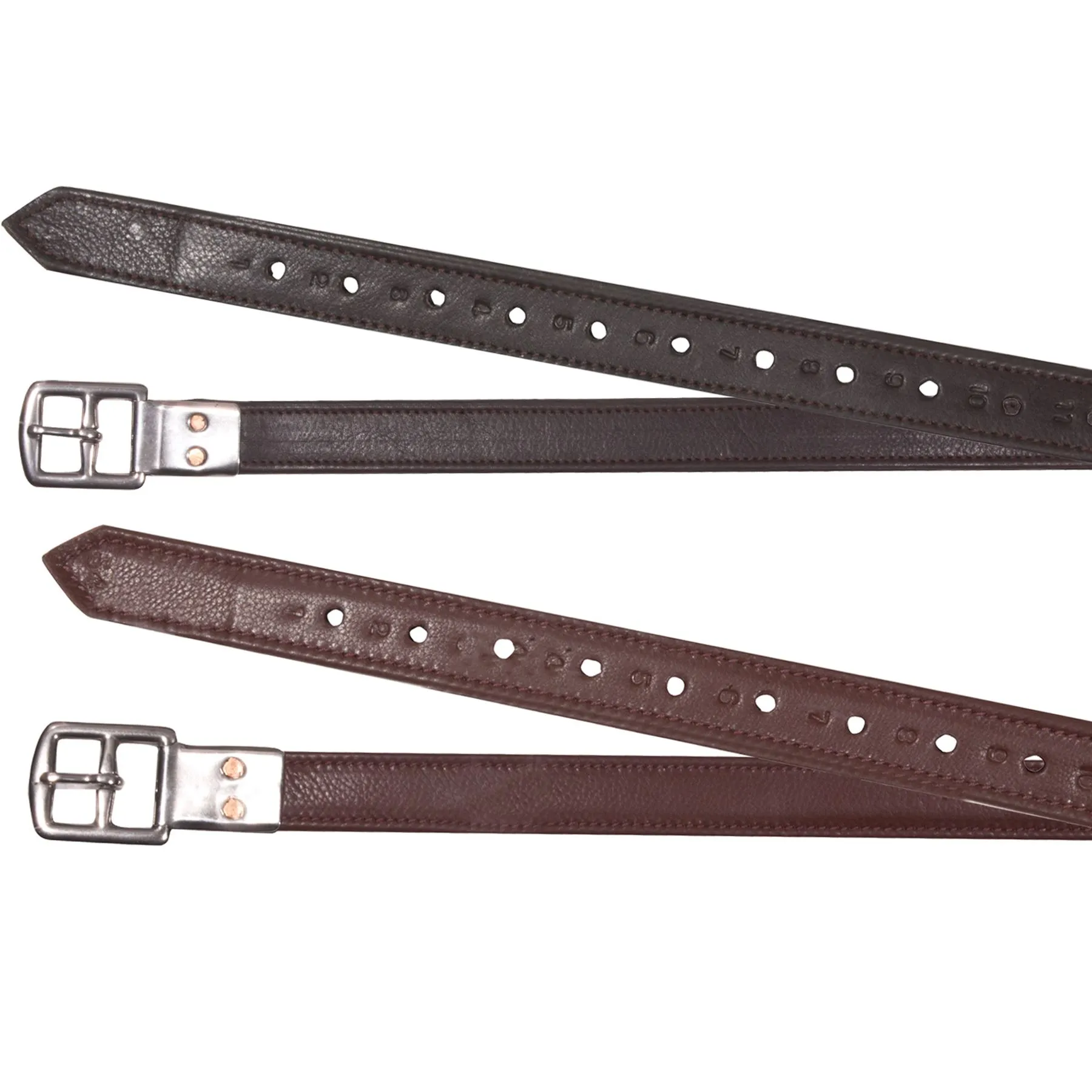 Pinnacle Soft Leathers With Rivet Buckles 54" 1 Pinnacle Soft Leathers With Rivet Buckles 54"