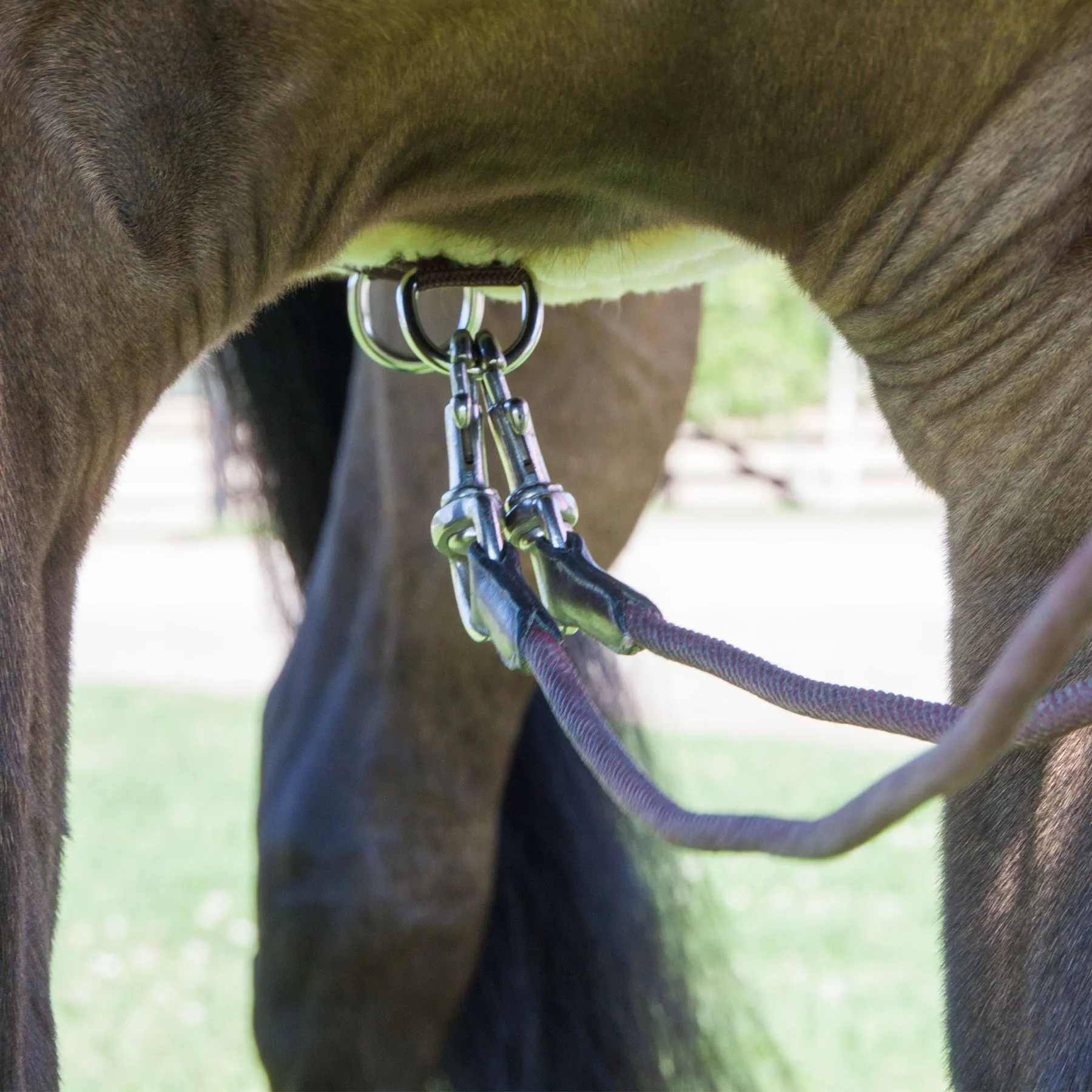 Dura-Tech® Shaped Fleece Lined English Girth 3 Dura-Tech® Shaped Fleece Lined English Girth - Image 3