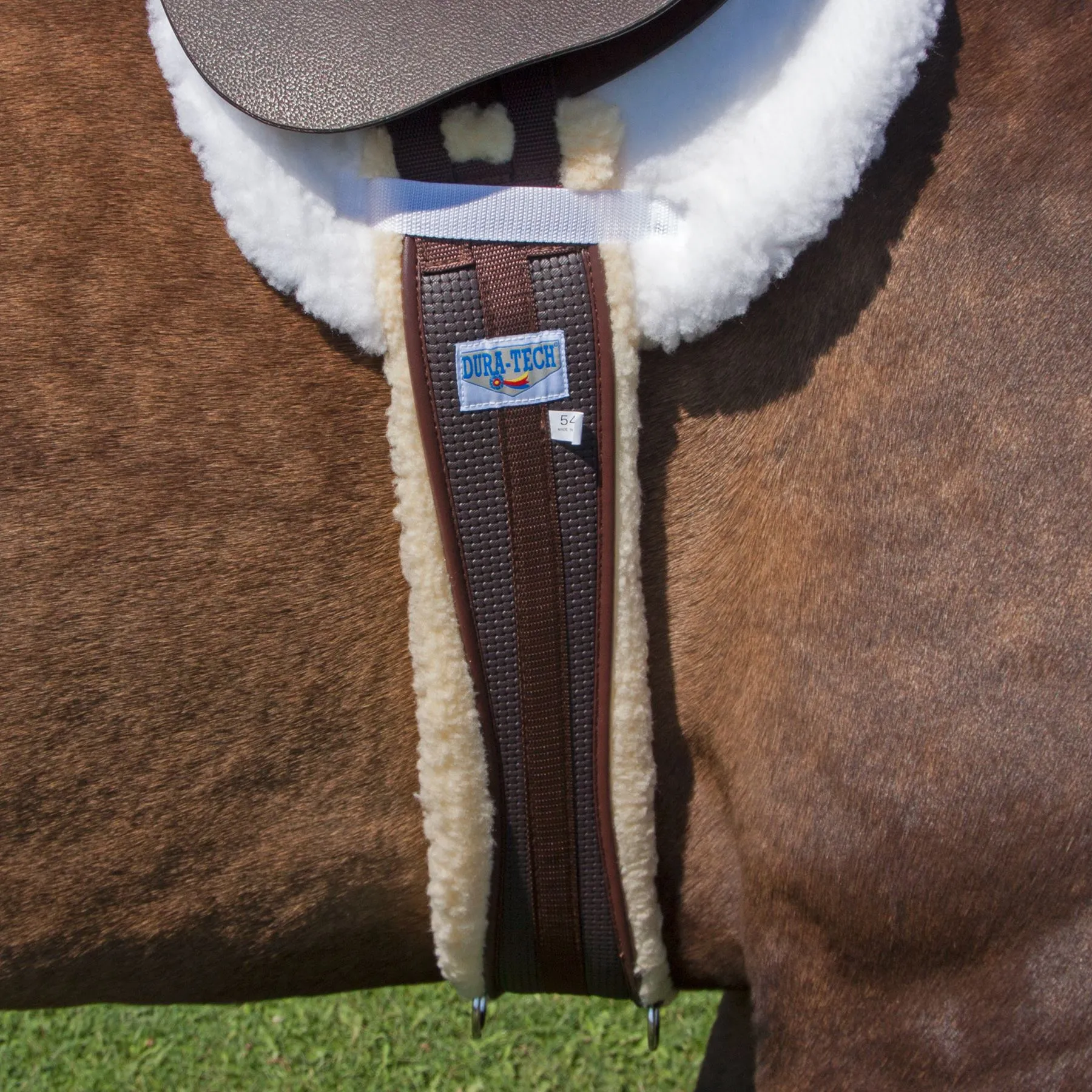 Dura-Tech® Shaped Fleece Lined English Girth 4 Dura-Tech® Shaped Fleece Lined English Girth - Image 4