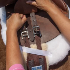 Dura-Tech® Shaped Fleece Lined English Girth 9 Dura-Tech® Shaped Fleece Lined English Girth -Equestrian Supplies Shop 36434 alt d