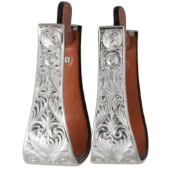Billy Royal® Silver Show Stirrups