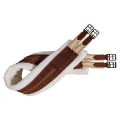 Dura-Tech® Fleece Lined Double Elastic Girth 11 Dura-Tech® Fleece Lined Double Elastic Girth -Equestrian Supplies Shop 41323 brown