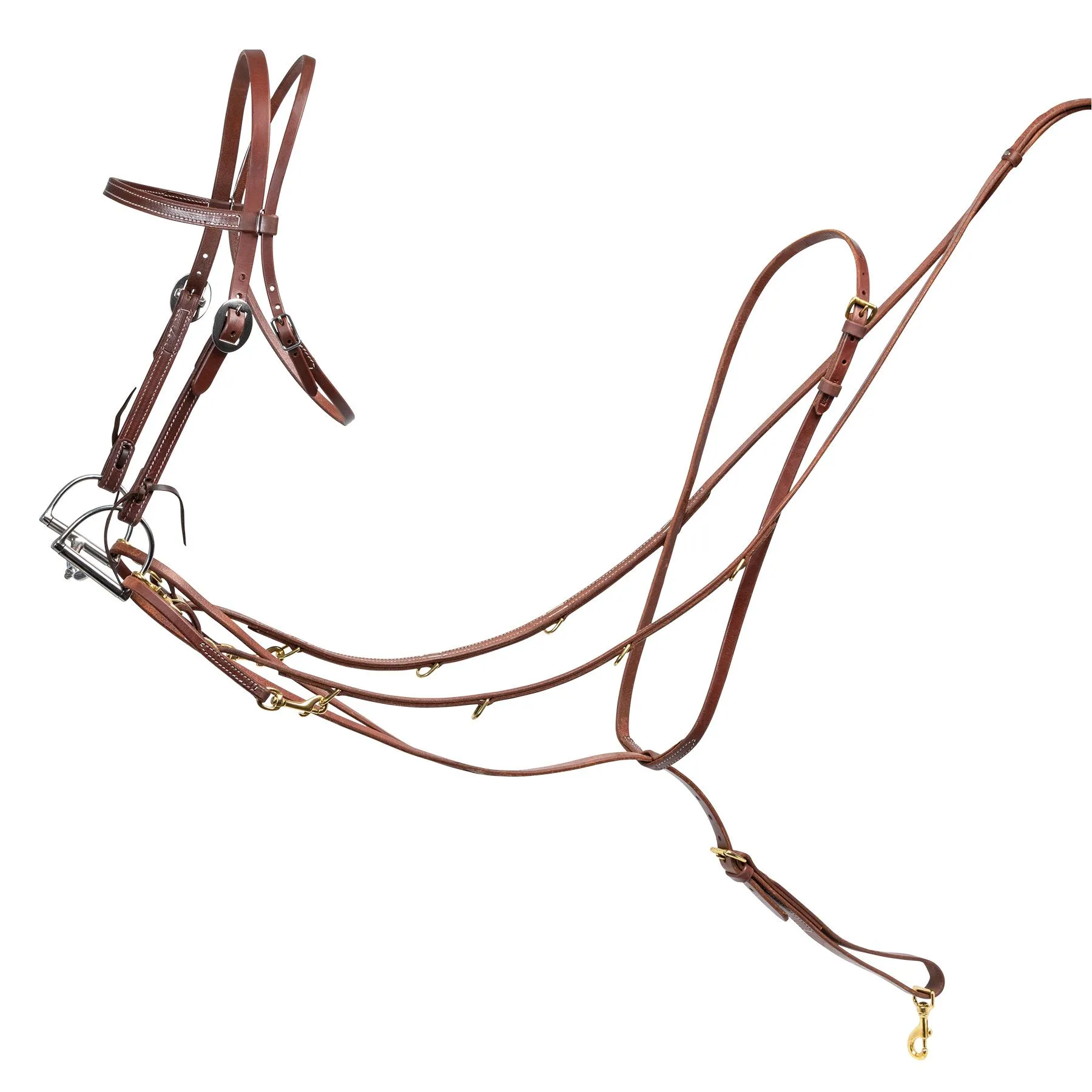 Billy Royal® All Leather Herman Oak German Martingale 2 Billy Royal® All Leather Herman Oak German Martingale - Image 2