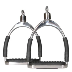 Schneiders® Comfort Plus Jointed Stirrup Irons 13 Schneiders® Comfort Plus Jointed Stirrup Irons -Equestrian Supplies Shop 43351 silver
