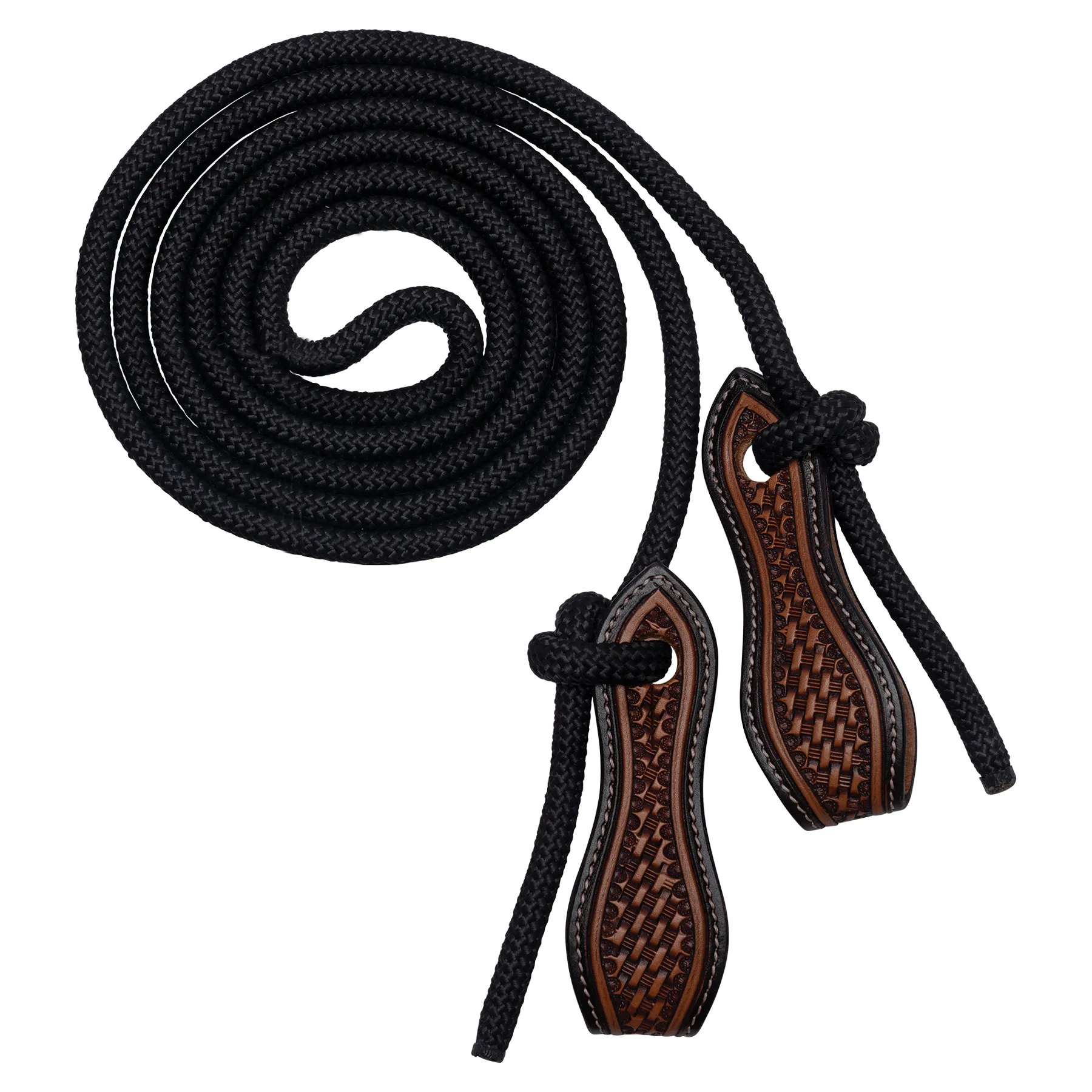 Dura-Tech® One-Piece Rope Rein With Slobber Strap 1 Dura-Tech® One-Piece Rope Rein With Slobber Strap