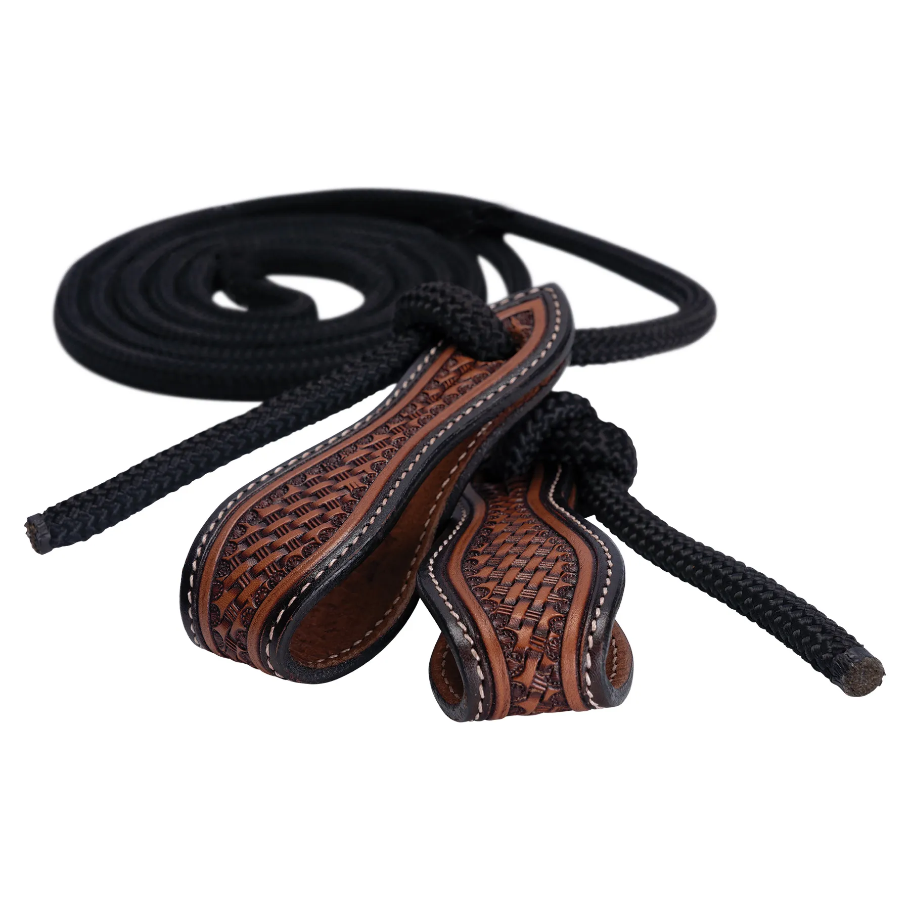 Dura-Tech® One-Piece Rope Rein With Slobber Strap 2 Dura-Tech® One-Piece Rope Rein With Slobber Strap - Image 2